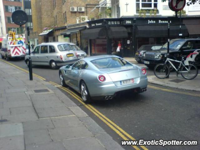 Ferrari 599GTB spotted in London, United Kingdom