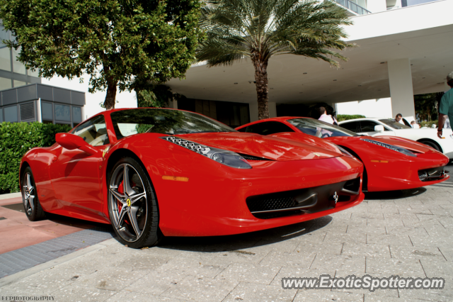 Ferrari 458 Italia spotted in Miami, Florida