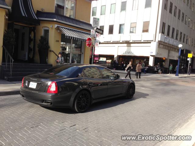 Maserati Quattroporte spotted in Toronto, Canada