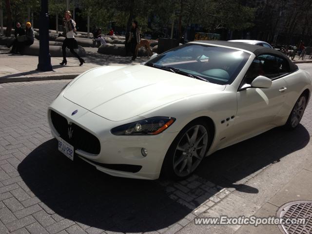 Maserati GranCabrio spotted in Toronto, Canada