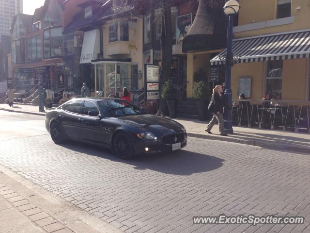 Maserati Quattroporte spotted in Toronto, Canada