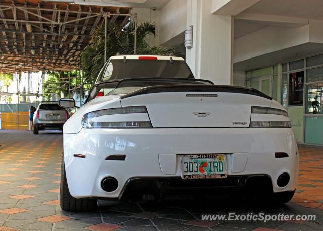 Aston Martin Vantage spotted in Miami, Florida