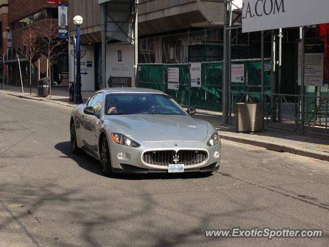 Maserati GranTurismo spotted in Toronto, Canada