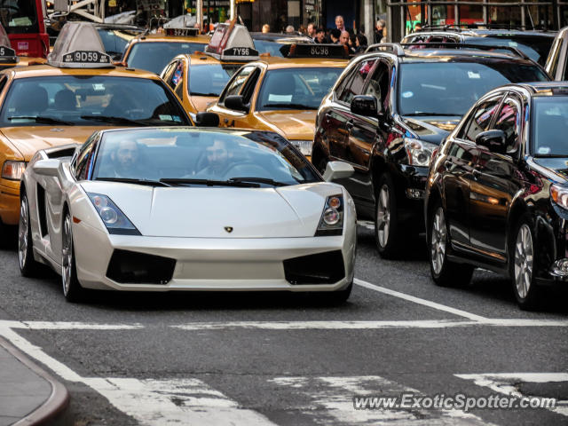 Lamborghini Gallardo spotted in New York City, New York