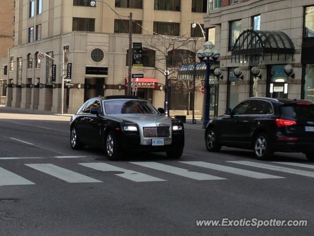 Rolls Royce Ghost spotted in Toronto, Canada