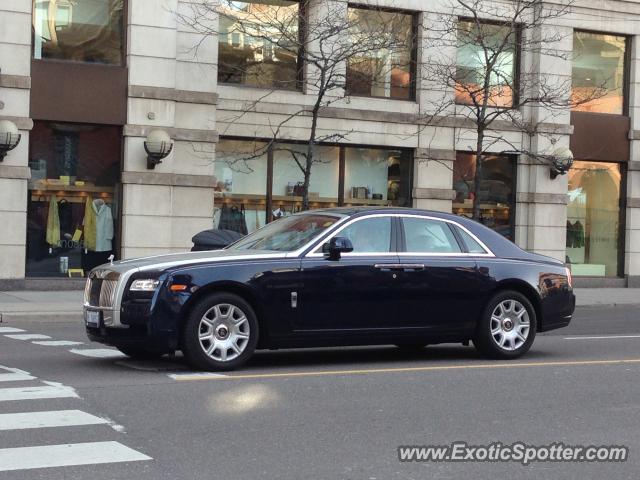 Rolls Royce Ghost spotted in Toronto, Canada