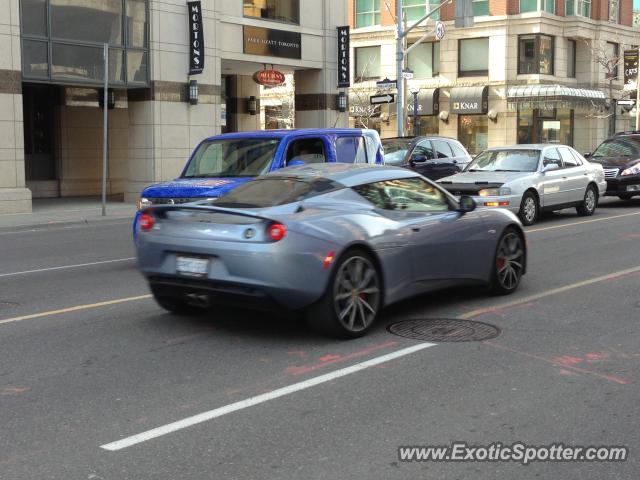 Lotus Evora spotted in Toronto, Canada