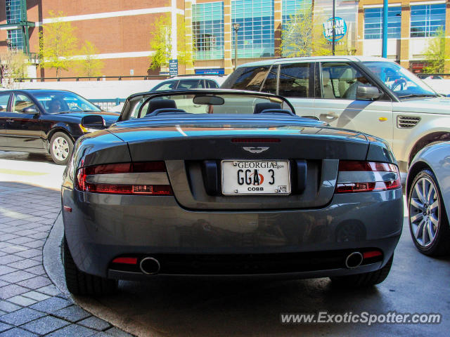 Aston Martin DB9 spotted in Buckhead, Georgia