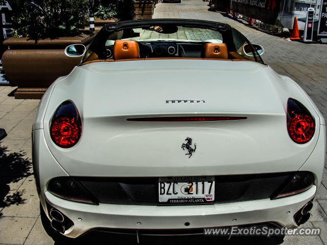 Ferrari California spotted in Buckhead, Georgia