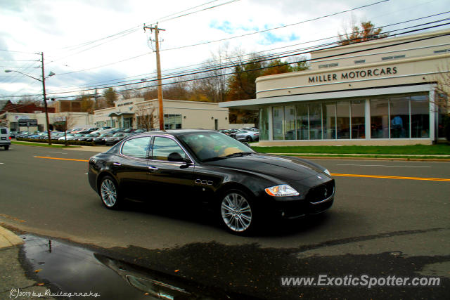 Maserati Quattroporte spotted in Greenwich, Connecticut