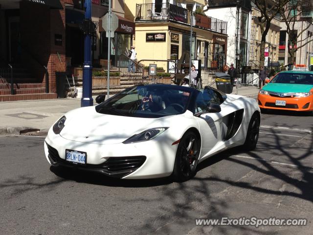 Mclaren MP4-12C spotted in Toronto, Canada