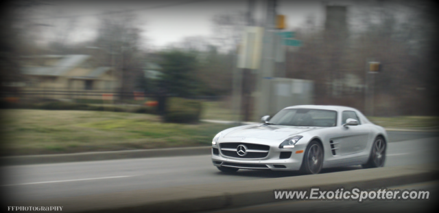 Mercedes SLS AMG spotted in Indianapolis, Indiana