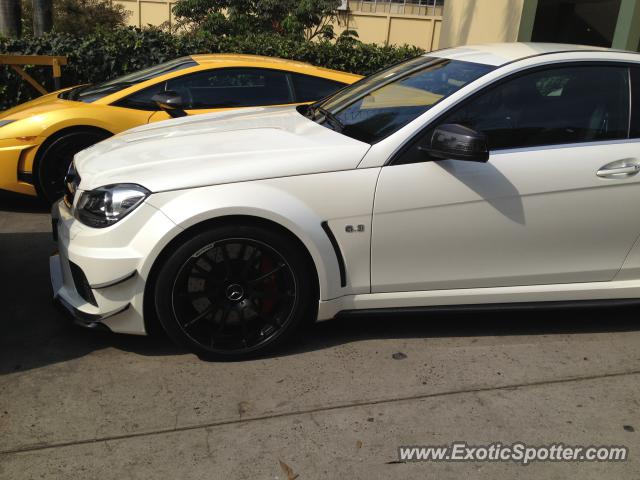 Mercedes C63 AMG spotted in Lima, Peru