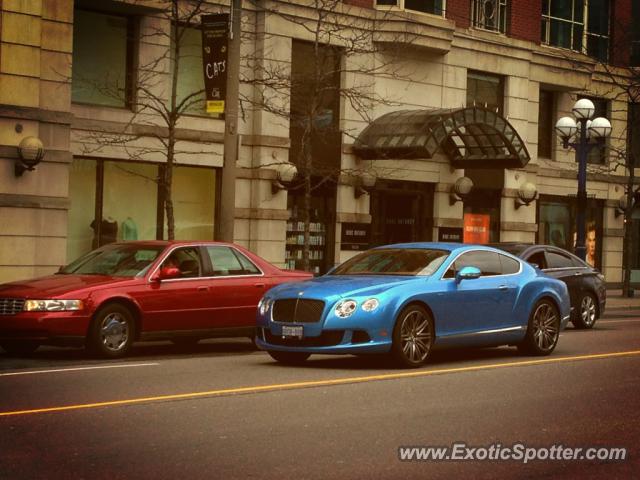 Bentley Continental spotted in Toronto, Canada