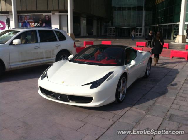 Ferrari 458 Italia spotted in Ankara, Turkey