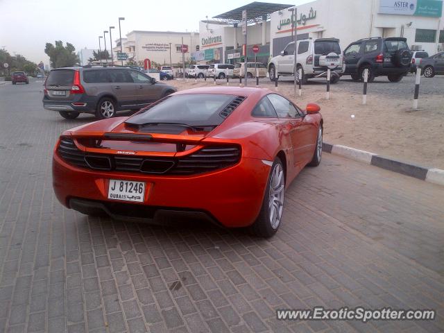 Mclaren MP4-12C spotted in Dubai, United Arab Emirates