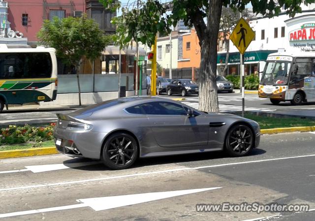 Aston Martin Vantage spotted in Lima, Peru