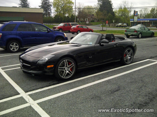 Mercedes SLS AMG spotted in Harrisburg, Pennsylvania