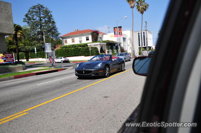 Ferrari California spotted in Beverly Hills, California