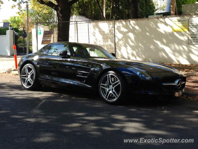 Mercedes SLS AMG spotted in Melbourne, Australia