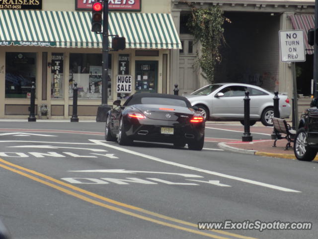 Mercedes SLS AMG spotted in Red Bank, New Jersey