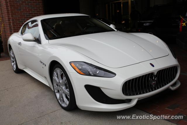 Maserati GranTurismo spotted in Boston, Massachusetts