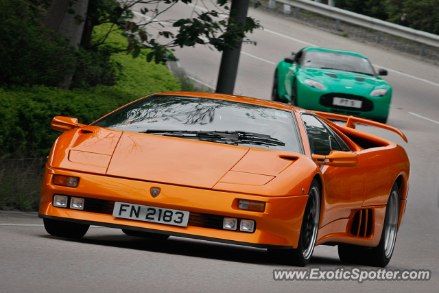 Lamborghini Diablo spotted in Hong Kong, China