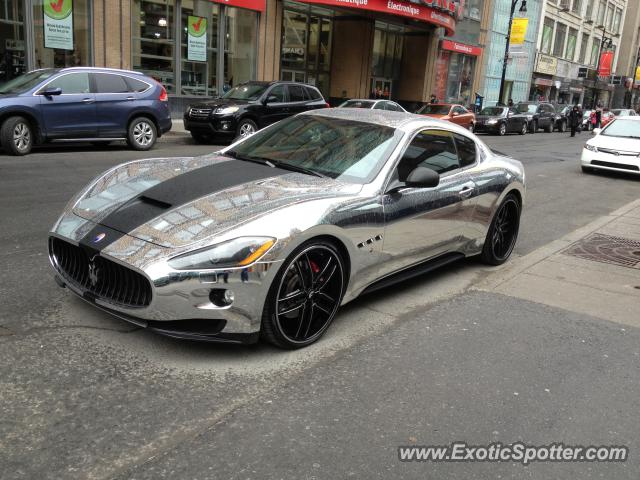 Maserati GranTurismo spotted in Montreal, Canada