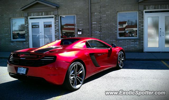 Mclaren MP4-12C spotted in London, Ontario, Canada