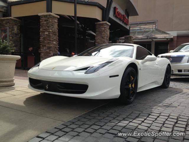 Ferrari 458 Italia spotted in Cherry creek, Colorado