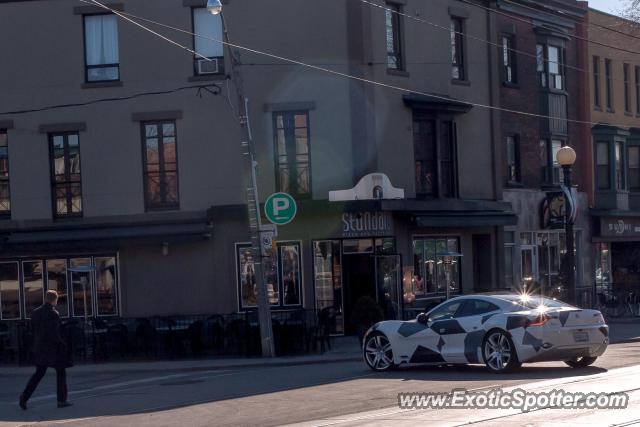 Fisker Karma spotted in Toronto, Canada