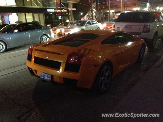 Lamborghini Gallardo spotted in Toronto, Canada