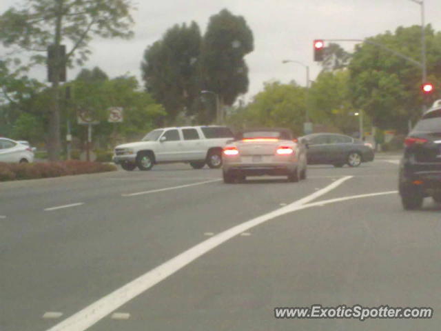 Bentley Continental spotted in Irvine, California