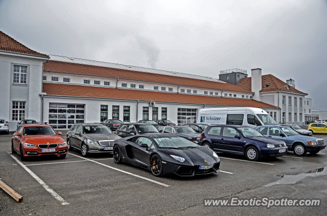 Lamborghini Aventador spotted in Boeblingen, Germany