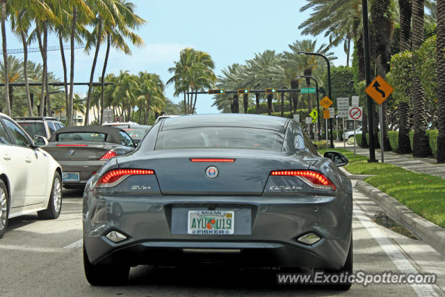 Fisker Karma spotted in Miami, Florida