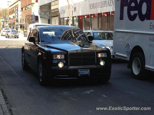 Rolls Royce Phantom spotted in Toronto, Canada