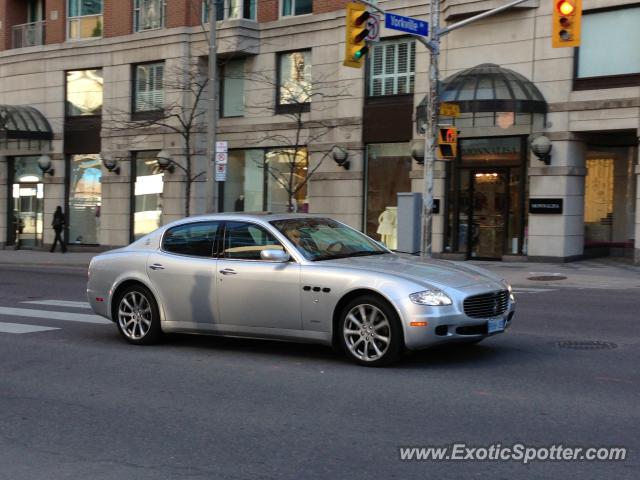 Maserati Quattroporte spotted in Toronto, Canada