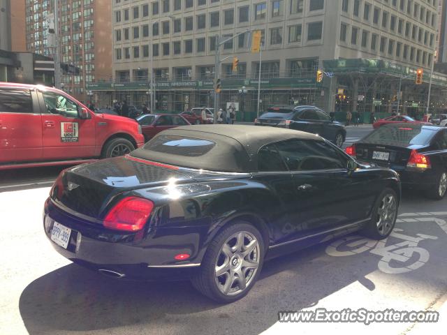 Bentley Continental spotted in Toronto, Canada