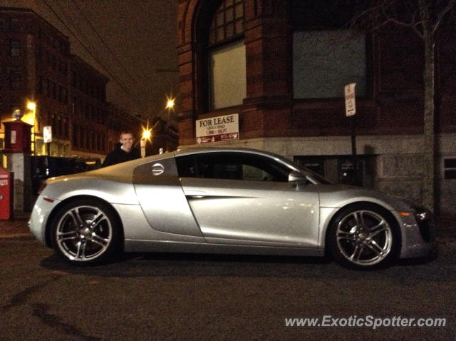 Audi R8 spotted in Portland, Maine