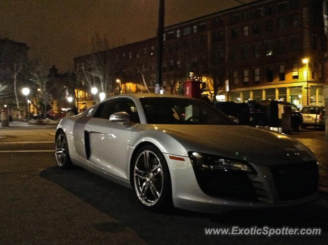 Audi R8 spotted in Portland, Maine