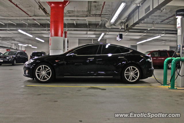 Tesla Model S spotted in Boston, Massachusetts