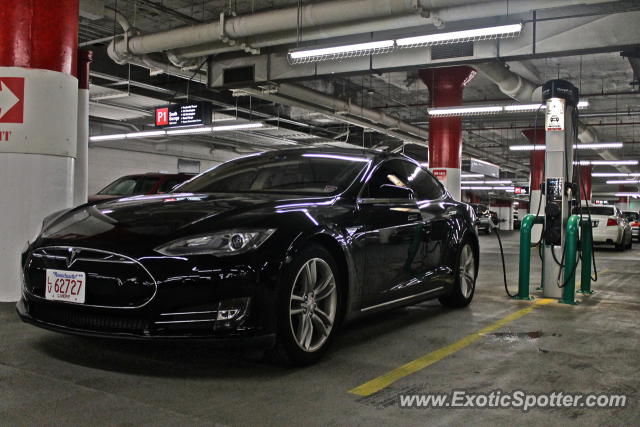 Tesla Model S spotted in Boston, Massachusetts