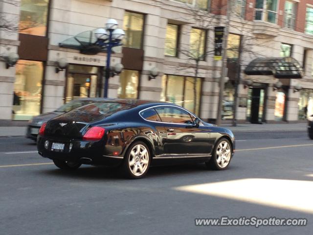 Bentley Continental spotted in Toronto, Canada