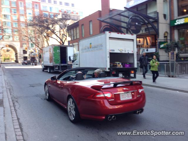 Jaguar XKR-S spotted in Toronto, Canada