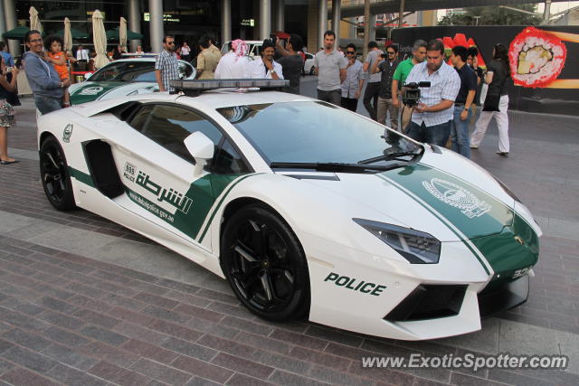 Lamborghini Aventador spotted in Dubai, United Arab Emirates