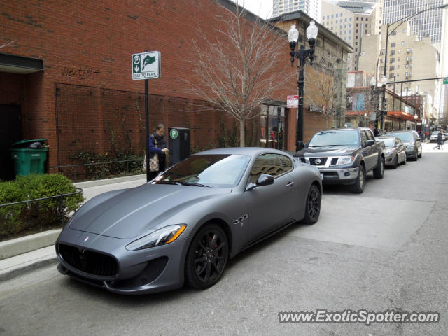 Maserati GranTurismo spotted in Chicago, Illinois