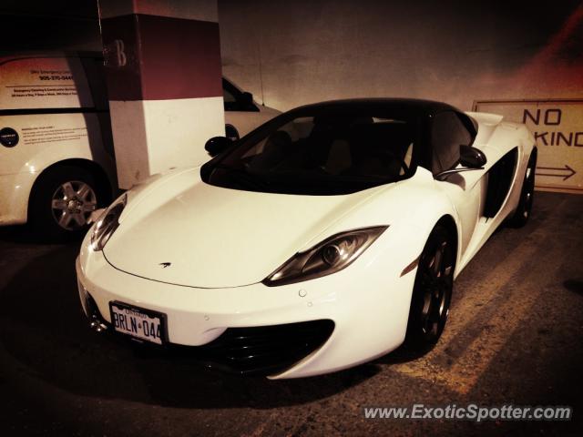 Mclaren MP4-12C spotted in Toronto, Canada