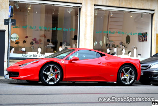 Ferrari 458 Italia spotted in Munich, Germany