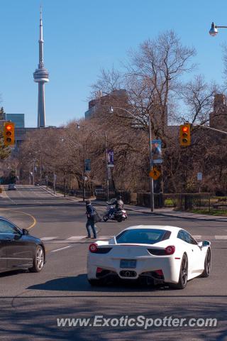 Ferrari 458 Italia spotted in Toronto, Canada