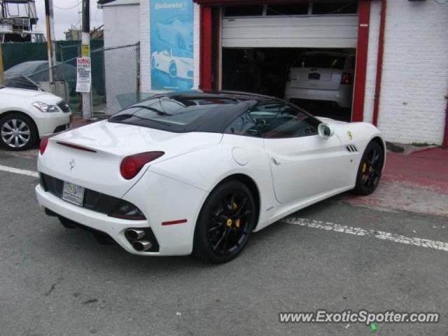 Ferrari California spotted in Brooklyn, New York